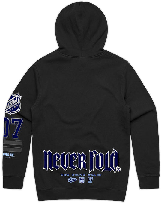 Blues Hood - Black 4XL - 7XL