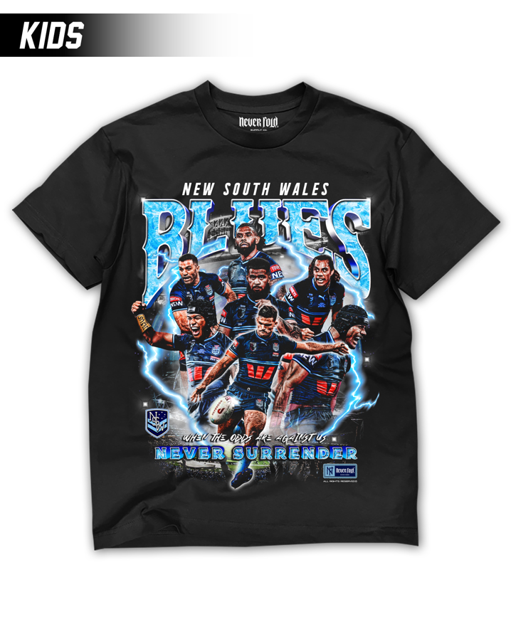 Blues Never Surrender Tee - Kids