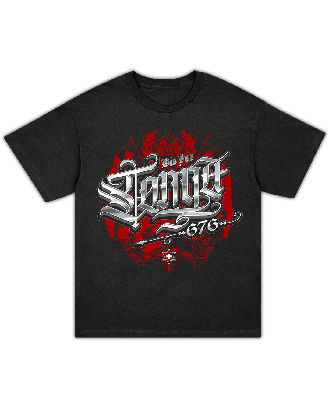 Die for Tonga Monarch - Black Tee