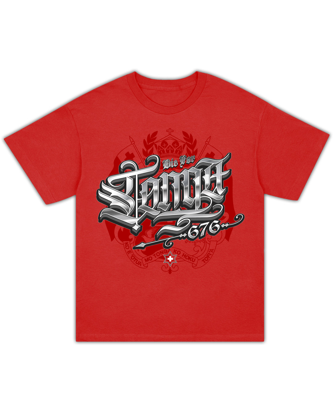 Die for Tonga Monarch - Red Tee