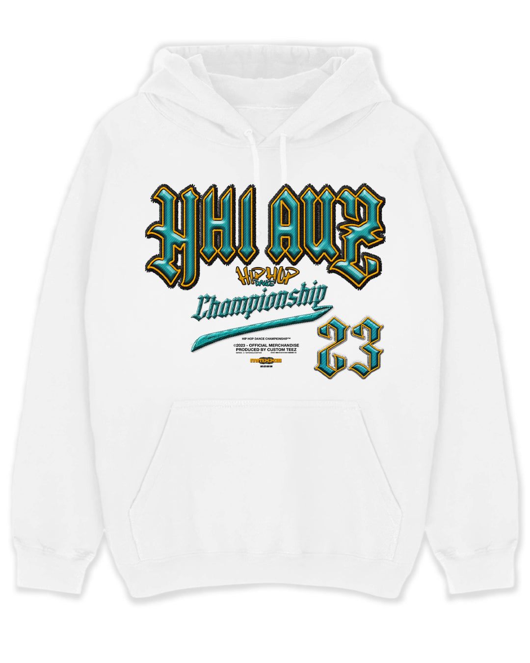 HHI Merch 2023 - Miami Hood - White