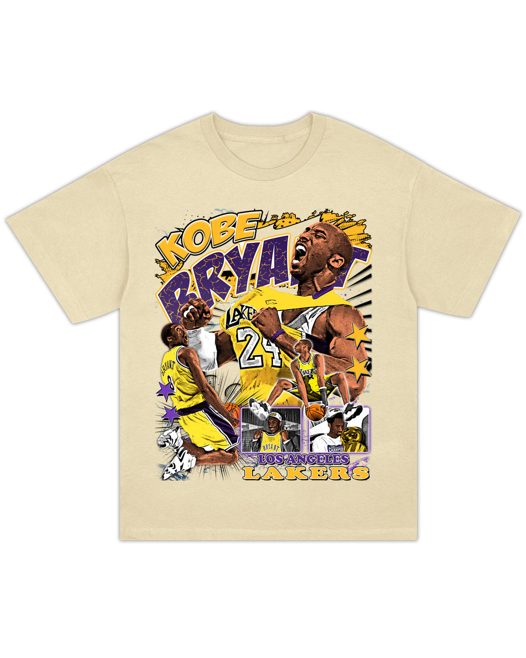 Kobe Comic - Ecru Tee