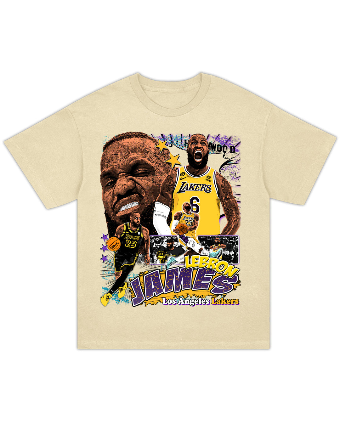 Lebron Comic - Ecru Tee