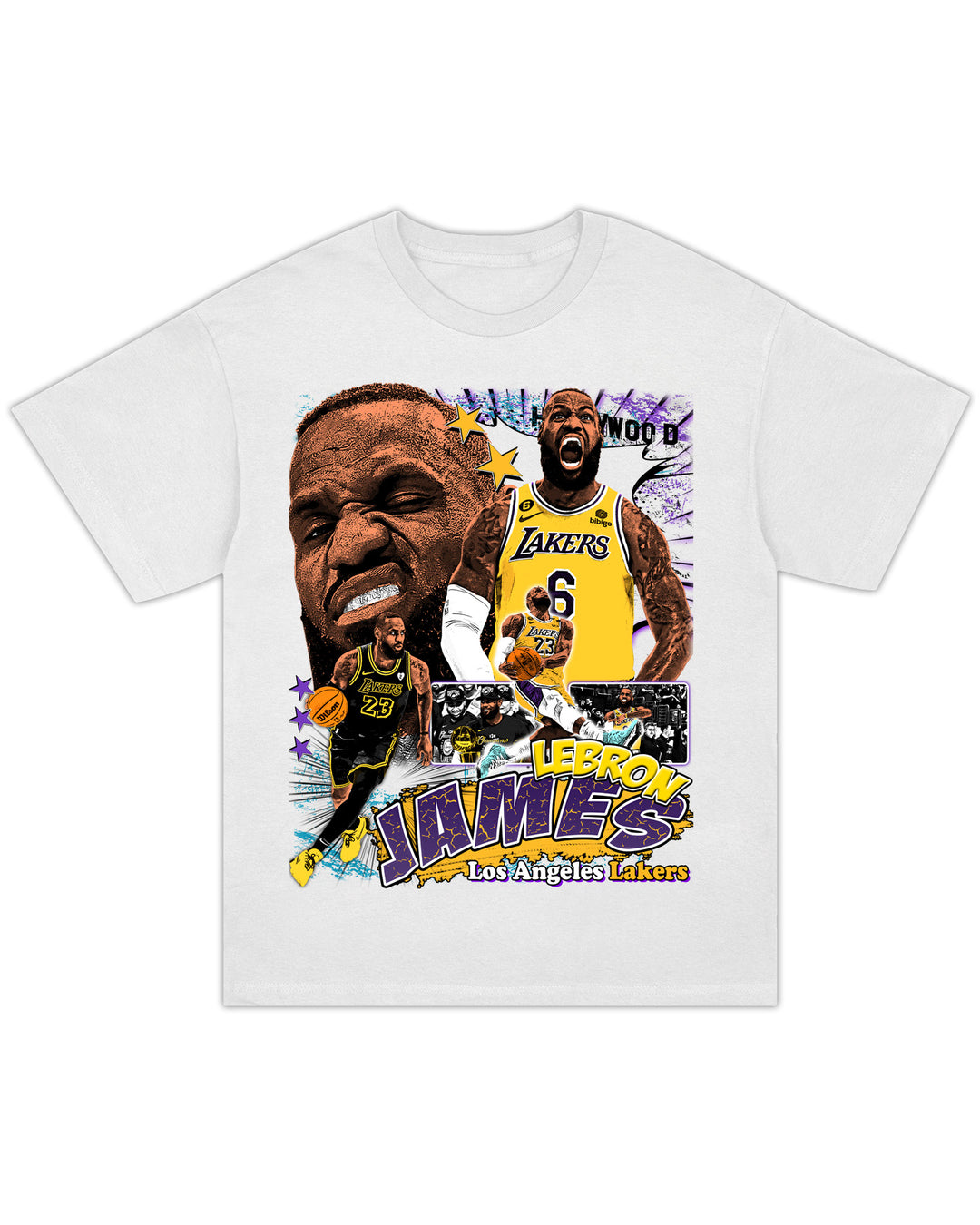 Lebron Comic - White Tee