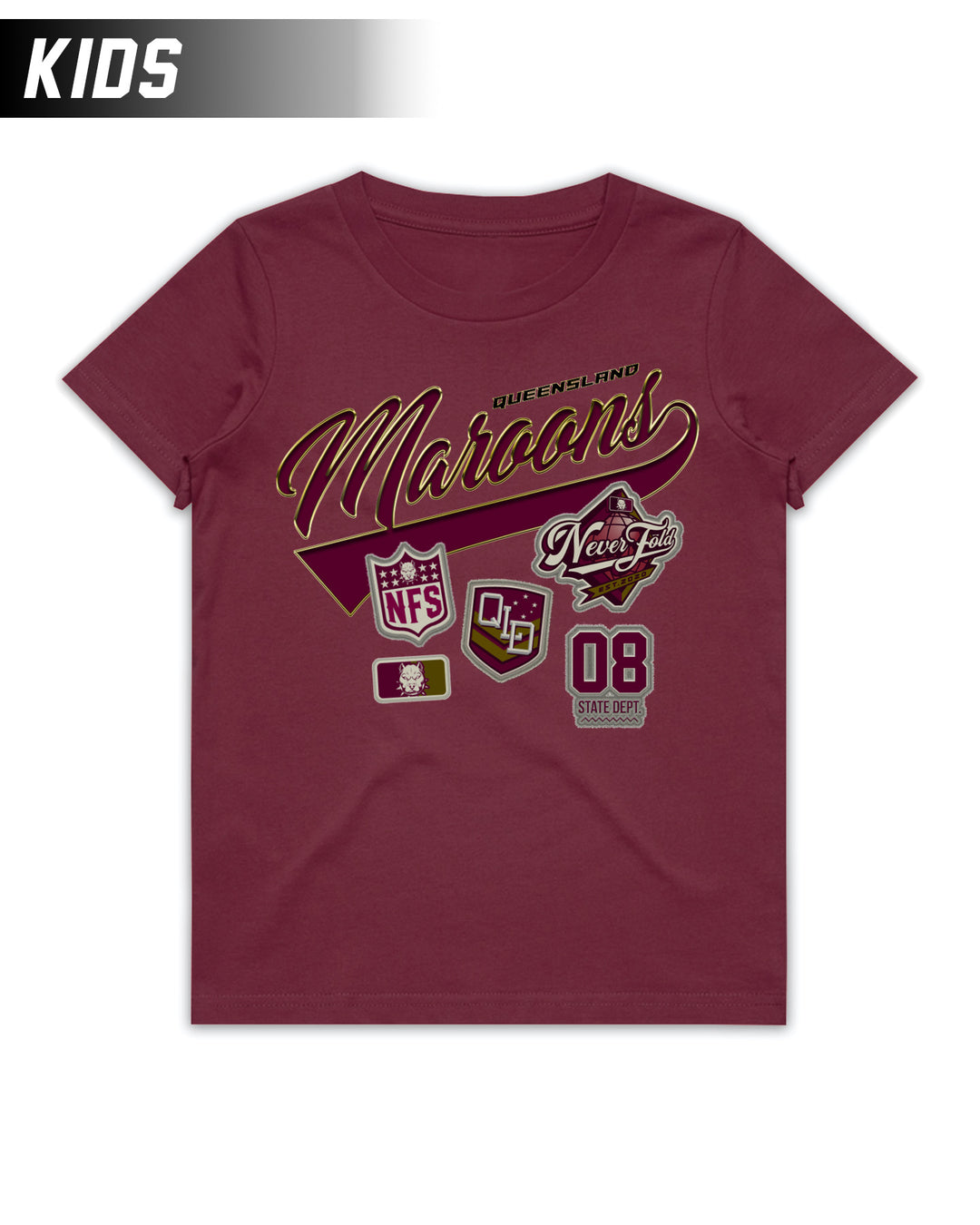 Maroons Tee - Kids