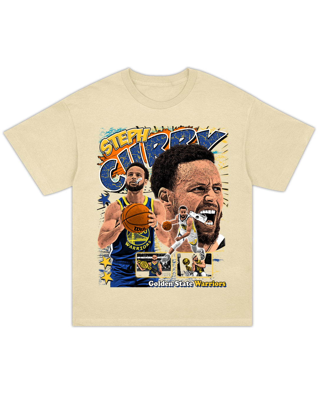Steph Comic - Ecru Tee