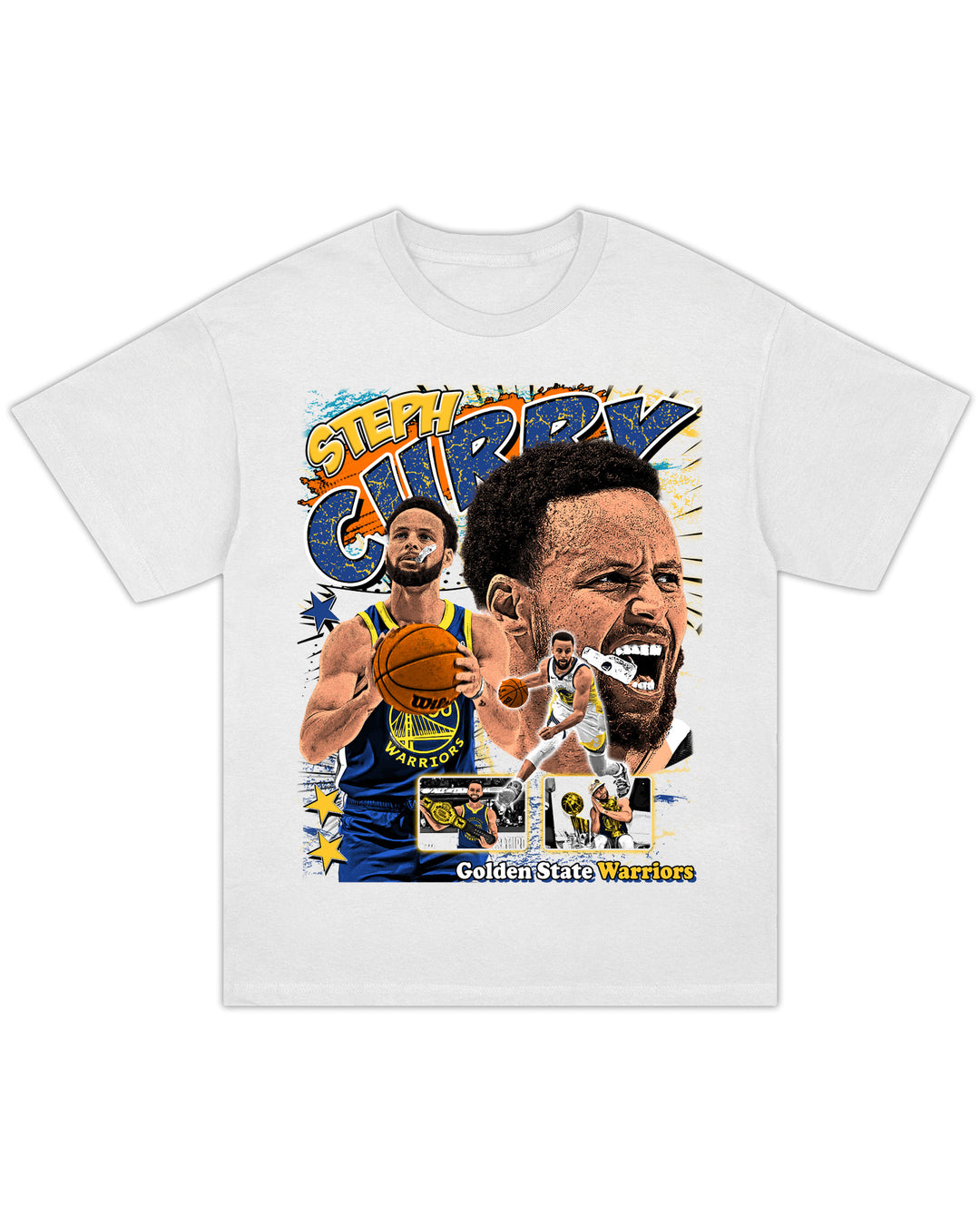 Steph Comic - White Tee