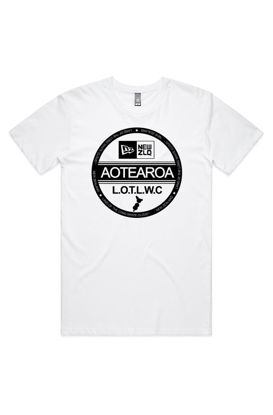 Aotearoa Patch Tee - White