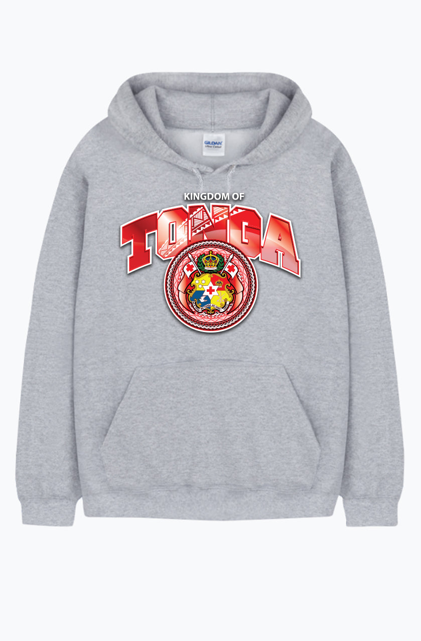 Kingdom of Tonga Crest Hood - Grey