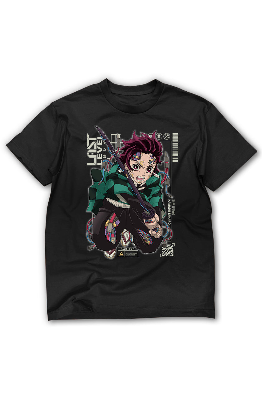 D.Slayer Tan Tee - Black