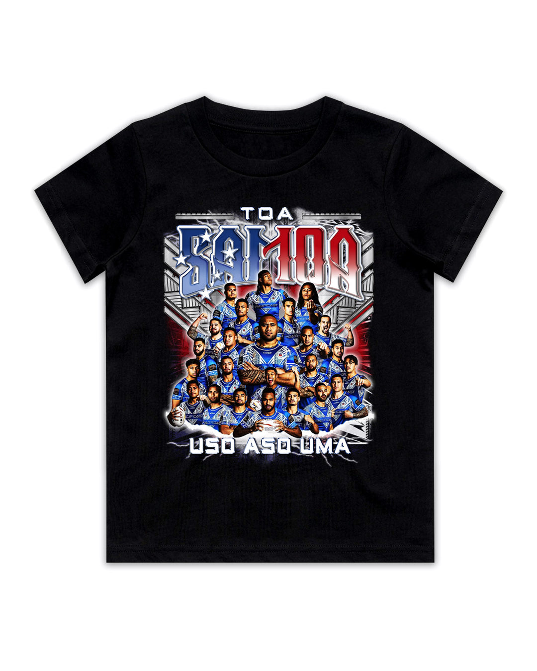 Toa Samoa Kids Black