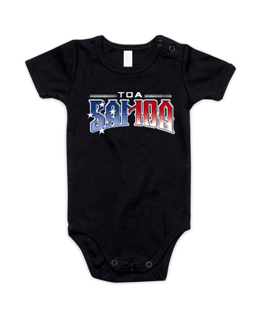Samoa Warp Onesie Black