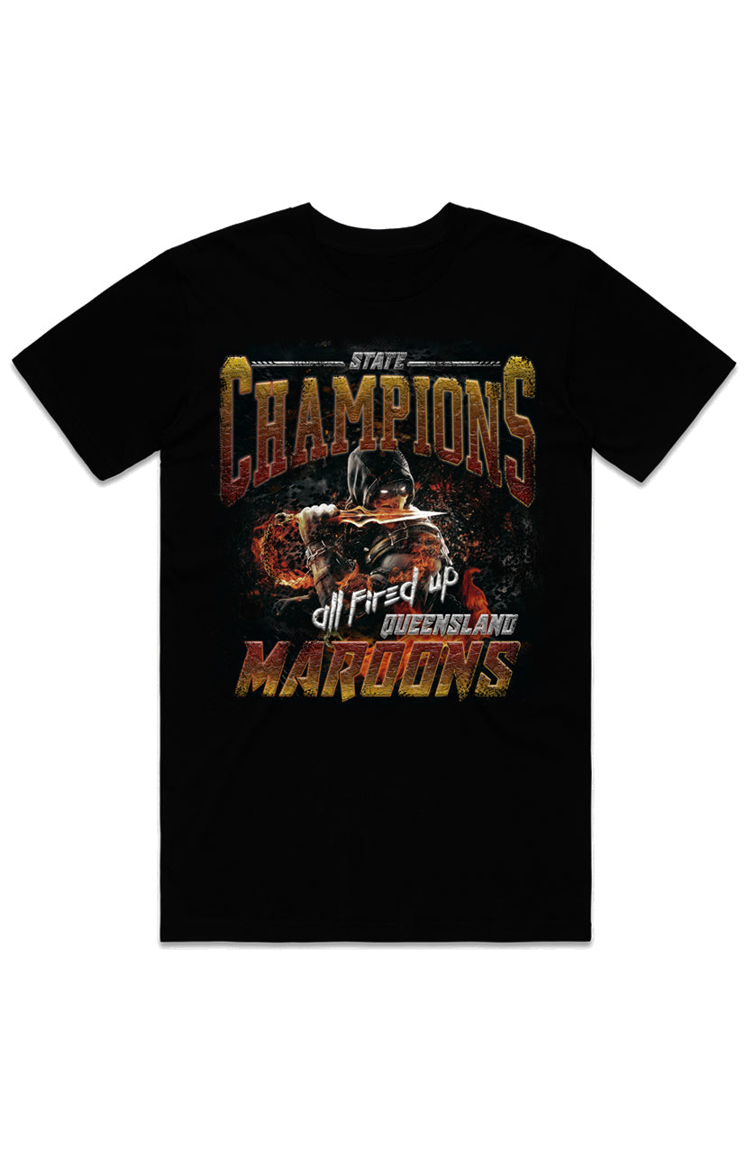 All Fired Up QLD Tee