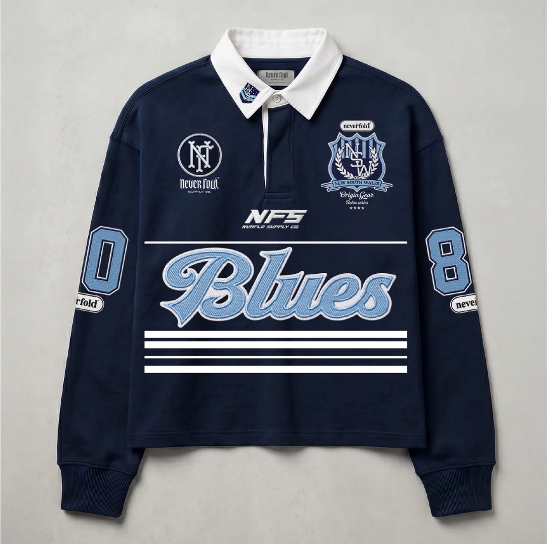 NSW Retro Classic Rugby Polo Jersey