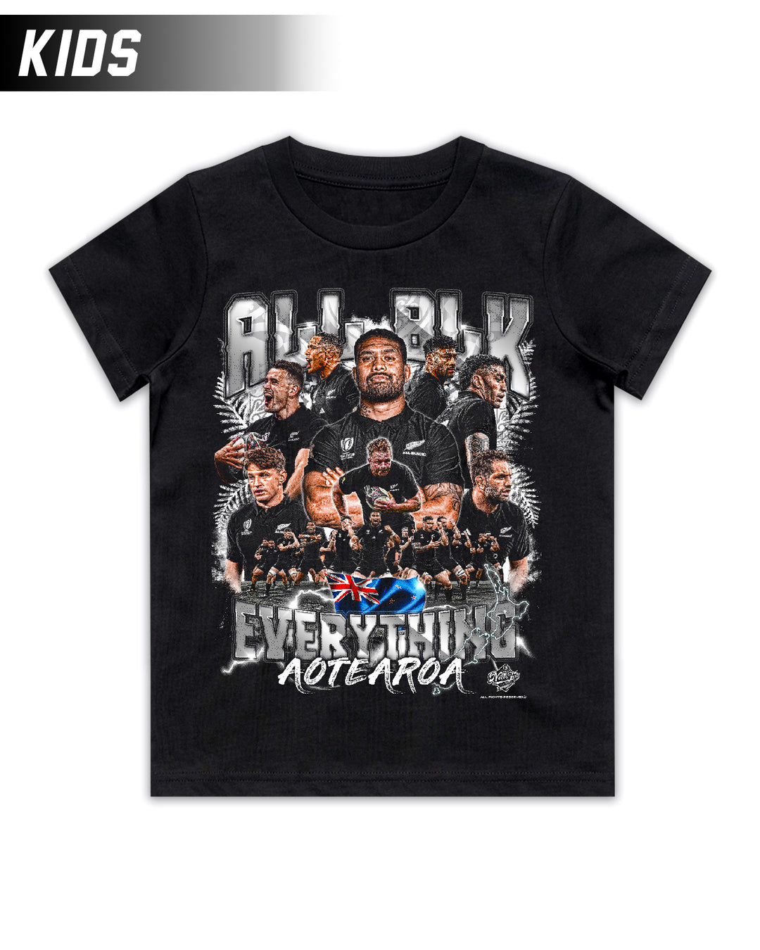 All Blk Everthing Tee - Kids