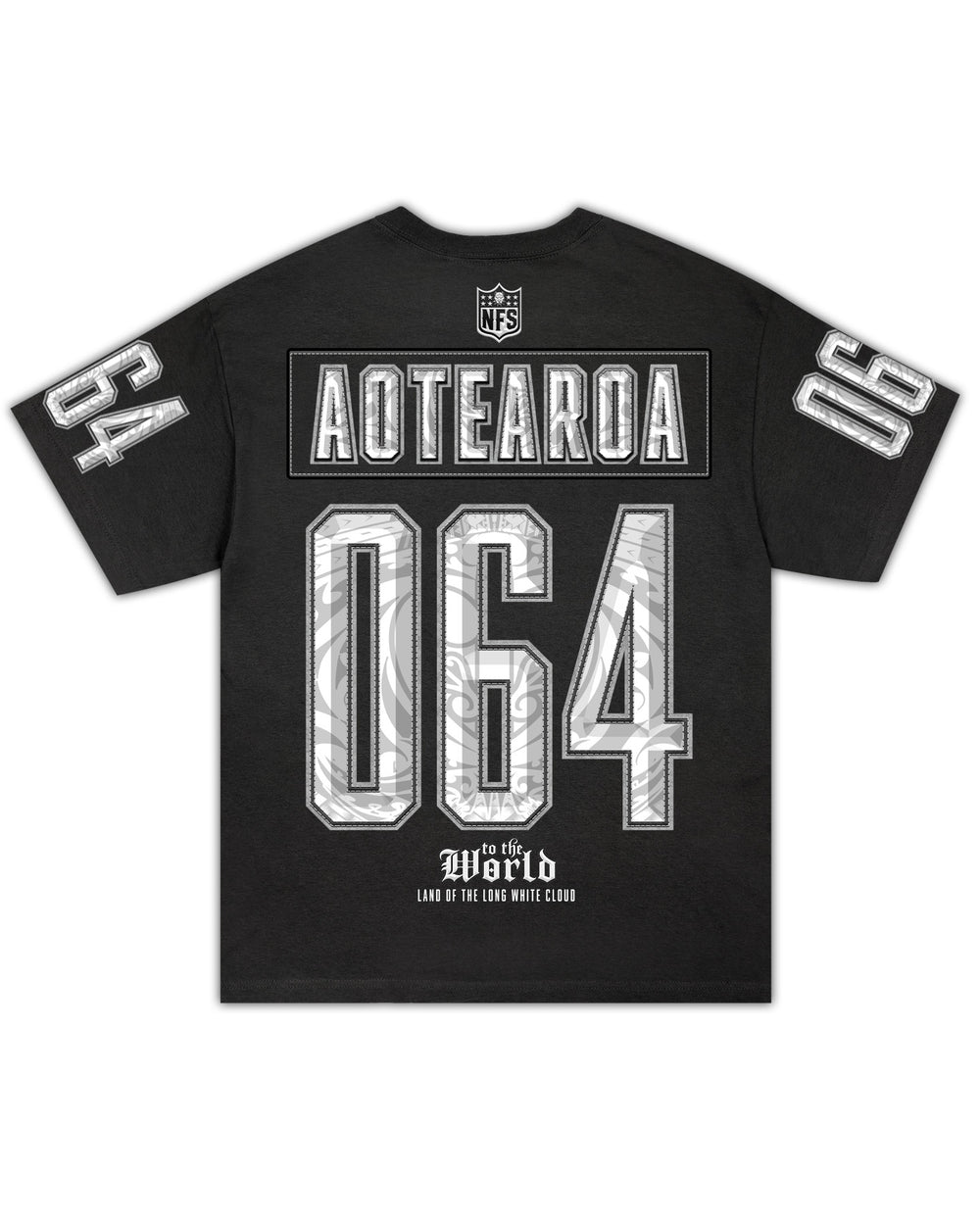 AOTEAROA Grid Iron Tshirt