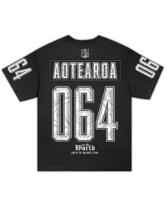 AOTEAROA Grid Iron Tshirt