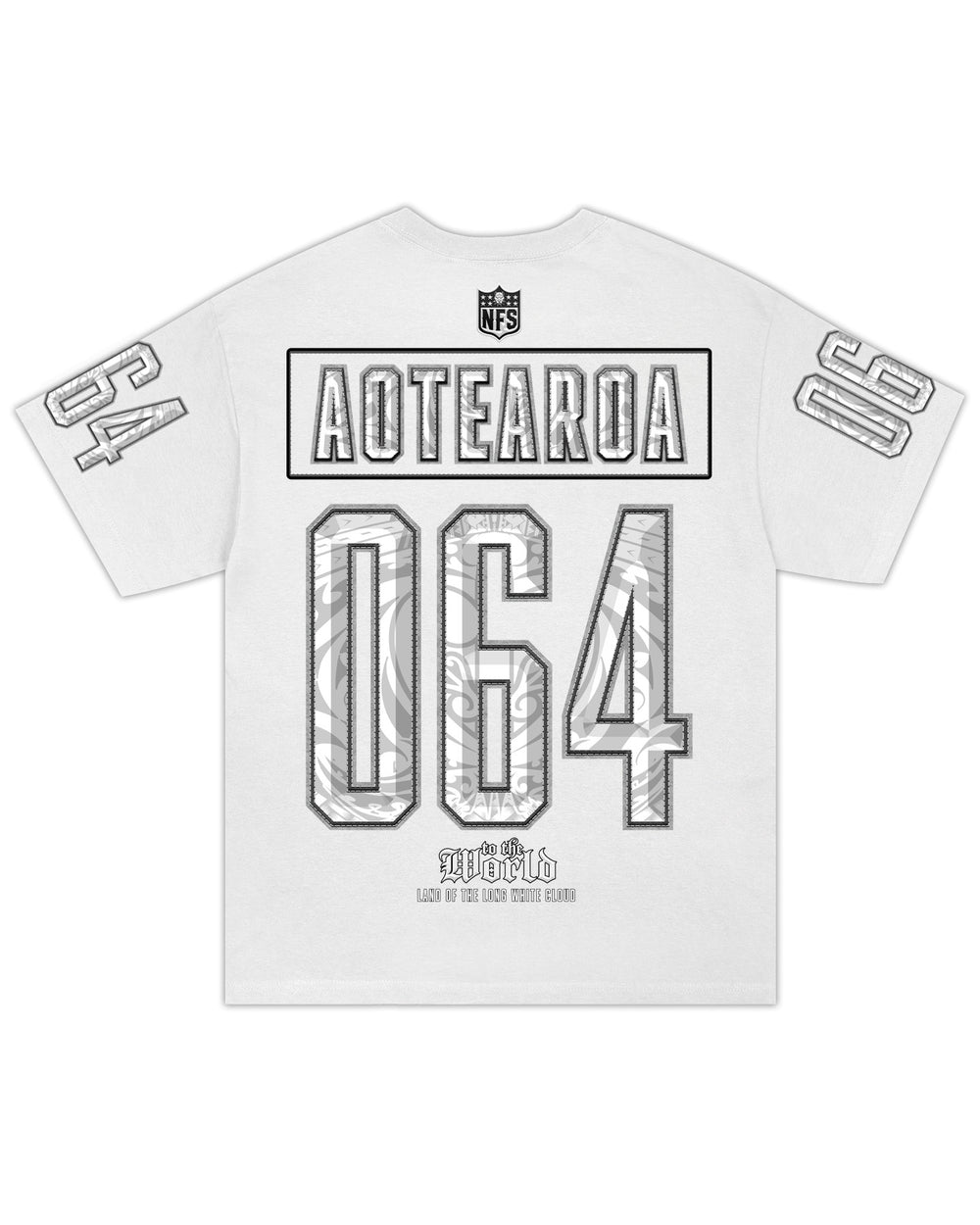 AOTEAROA Grid Iron Tshirt