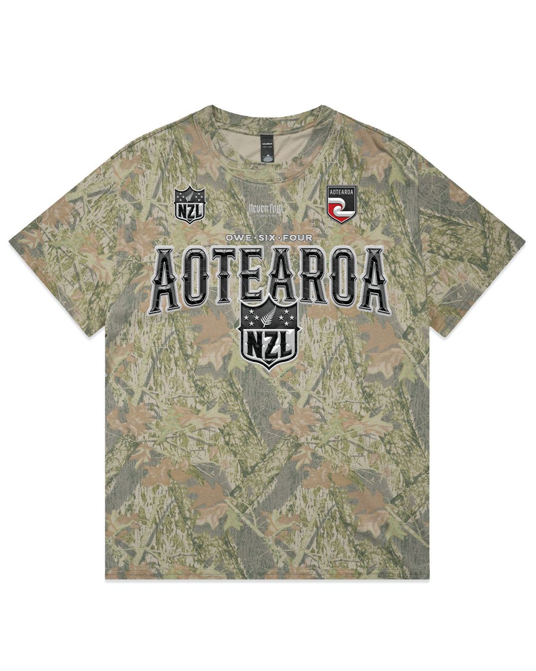 AOTEAROA Heavy Faded Camo Tee