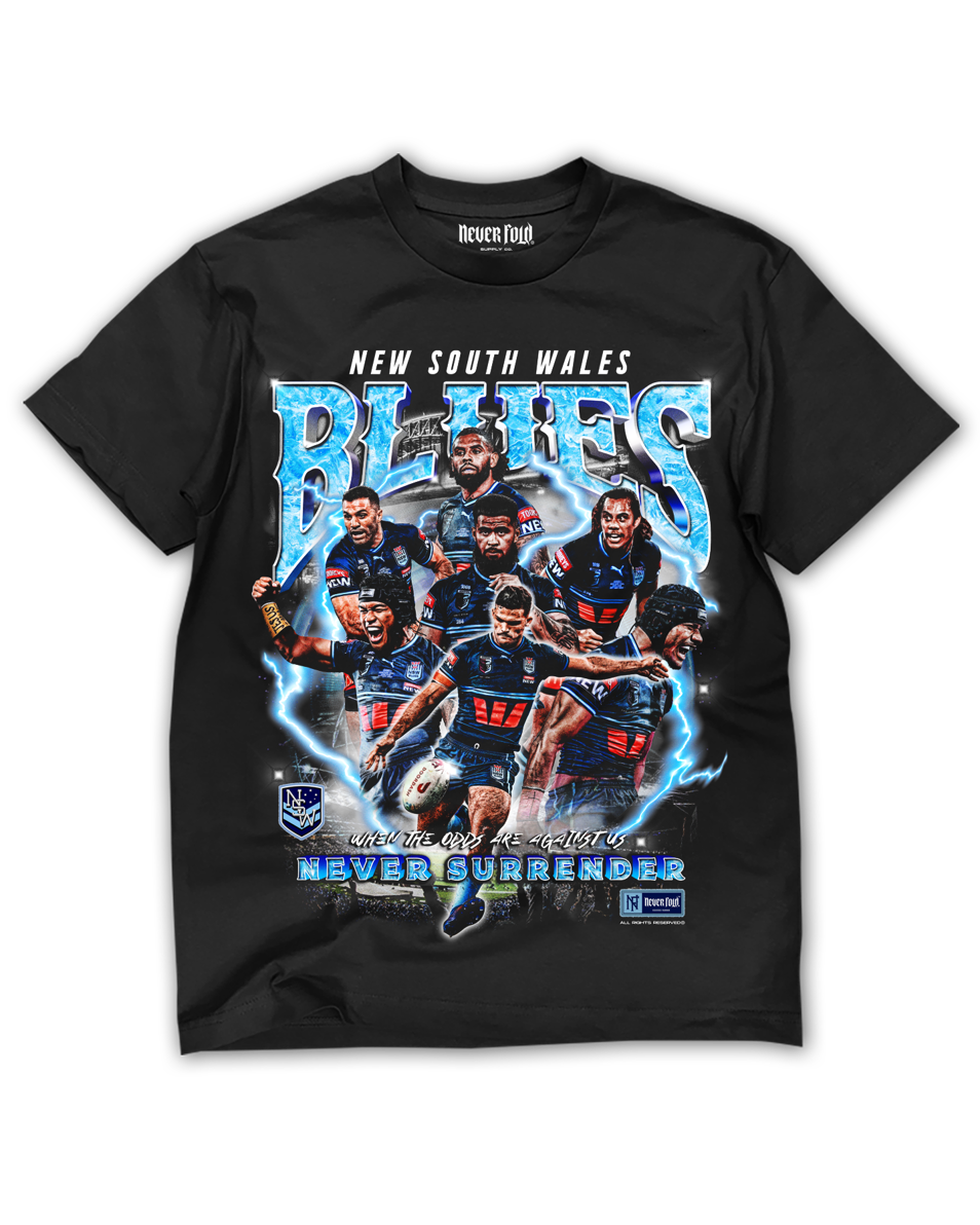 Blues Never Surrender Tee