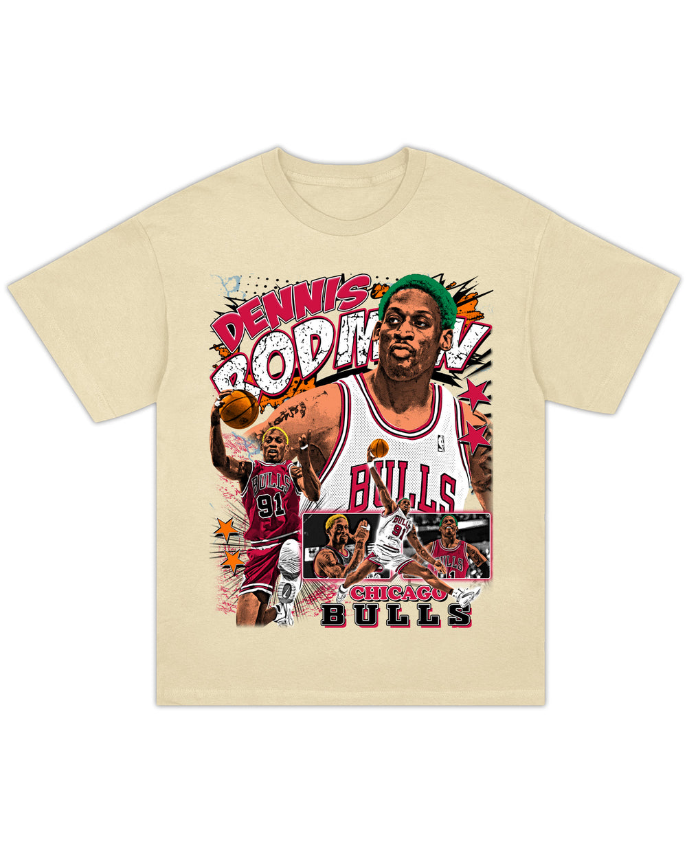 Dennis Comic – Ecru Tee