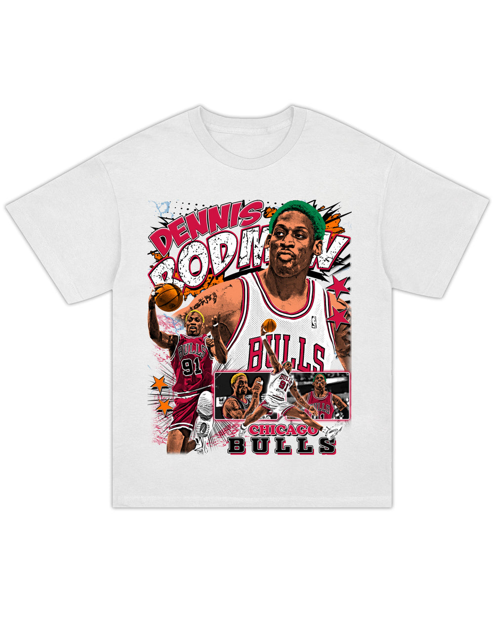 Dennis Comic – White Tee