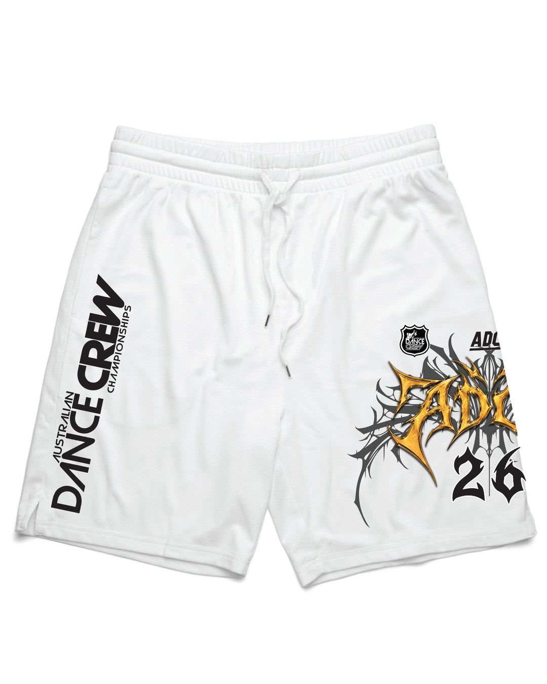 ADCC Finals Basketball Shorts - White