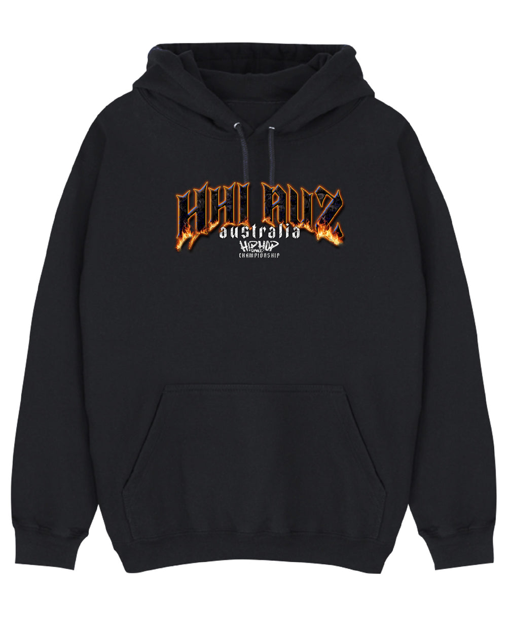 HHI Merch 2023 – Flame Hood – Black, view 3