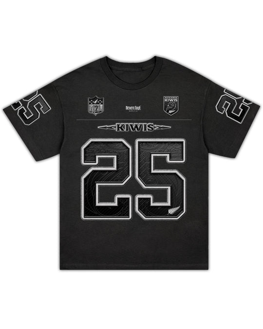 Kiwis 25 Grid Iron Tshirt