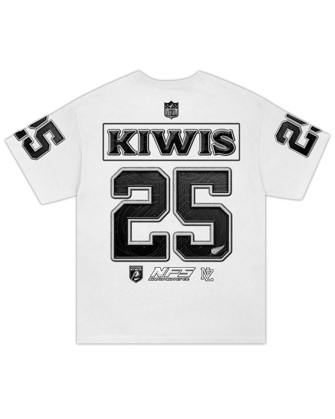 Kiwis 25 Grid Iron Tshirt
