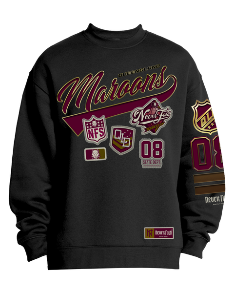 QLD Maroons Crew Neck