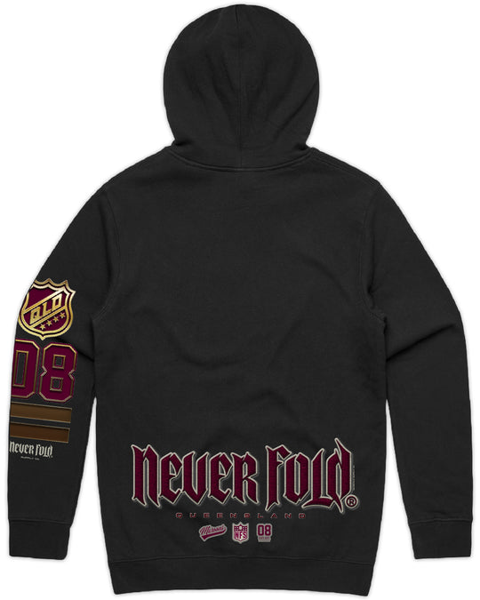 Maroons Hood - Black 4XL - 7XL