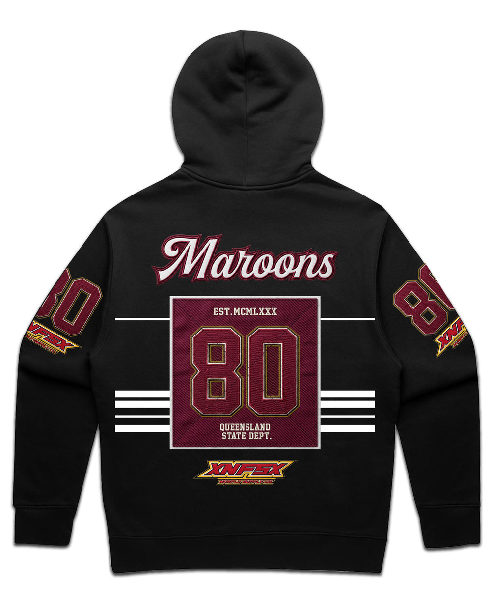 Maroons Rugby Hood