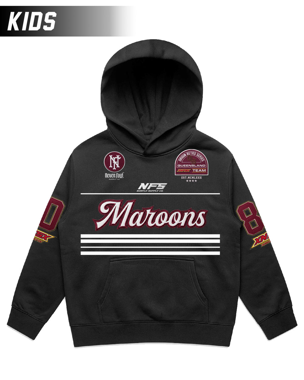 Maroons Rugby Hood
