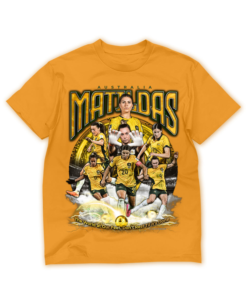 FWWC Tee – Gold