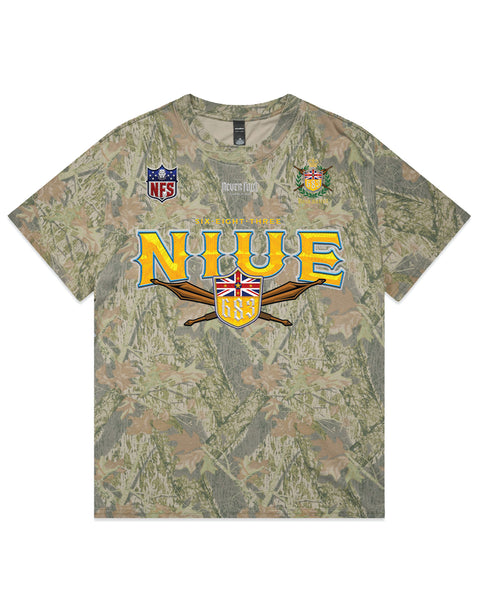 NIUE Heavy Faded Camo Tee