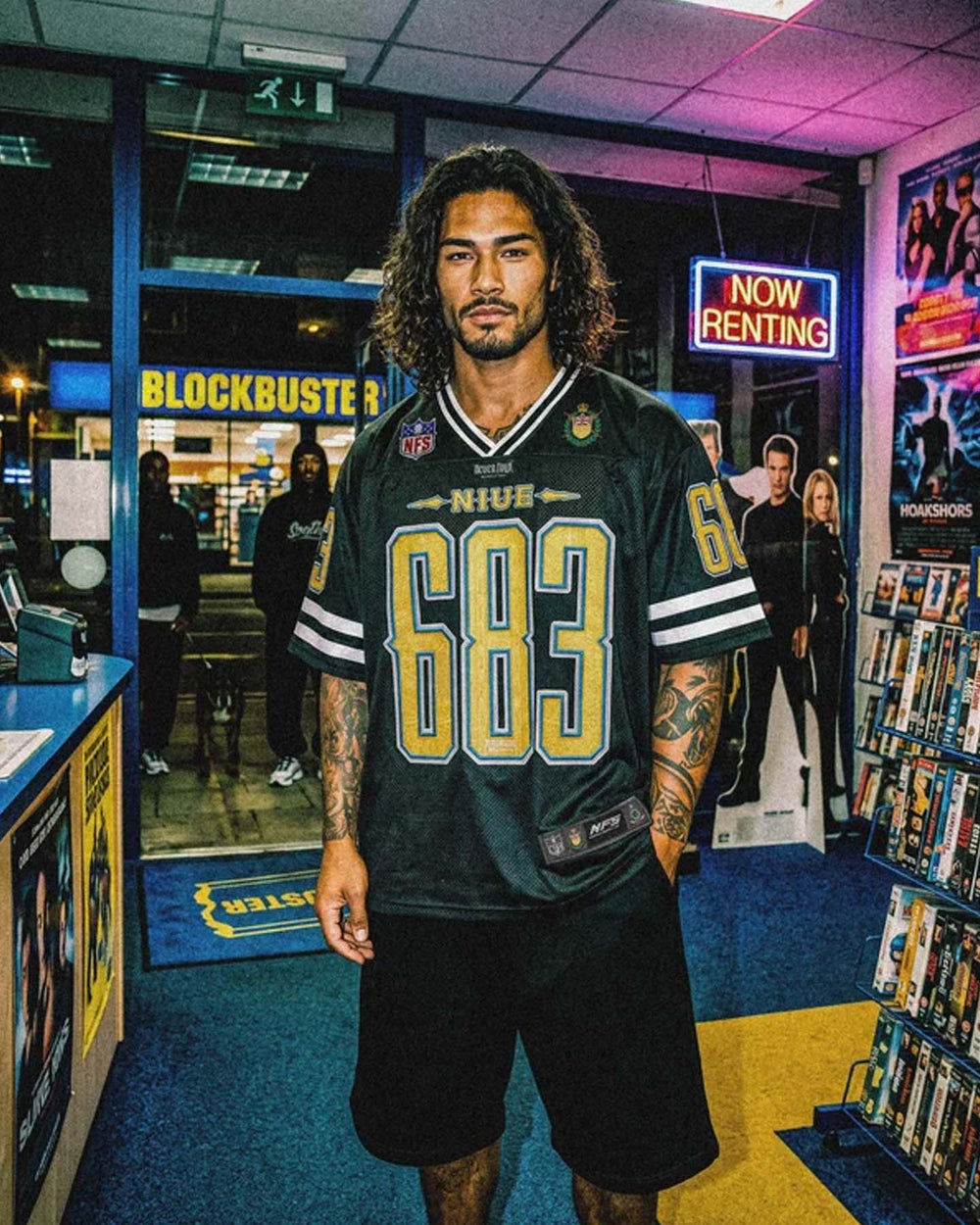 Niue Mesh Grid Iron Jersey