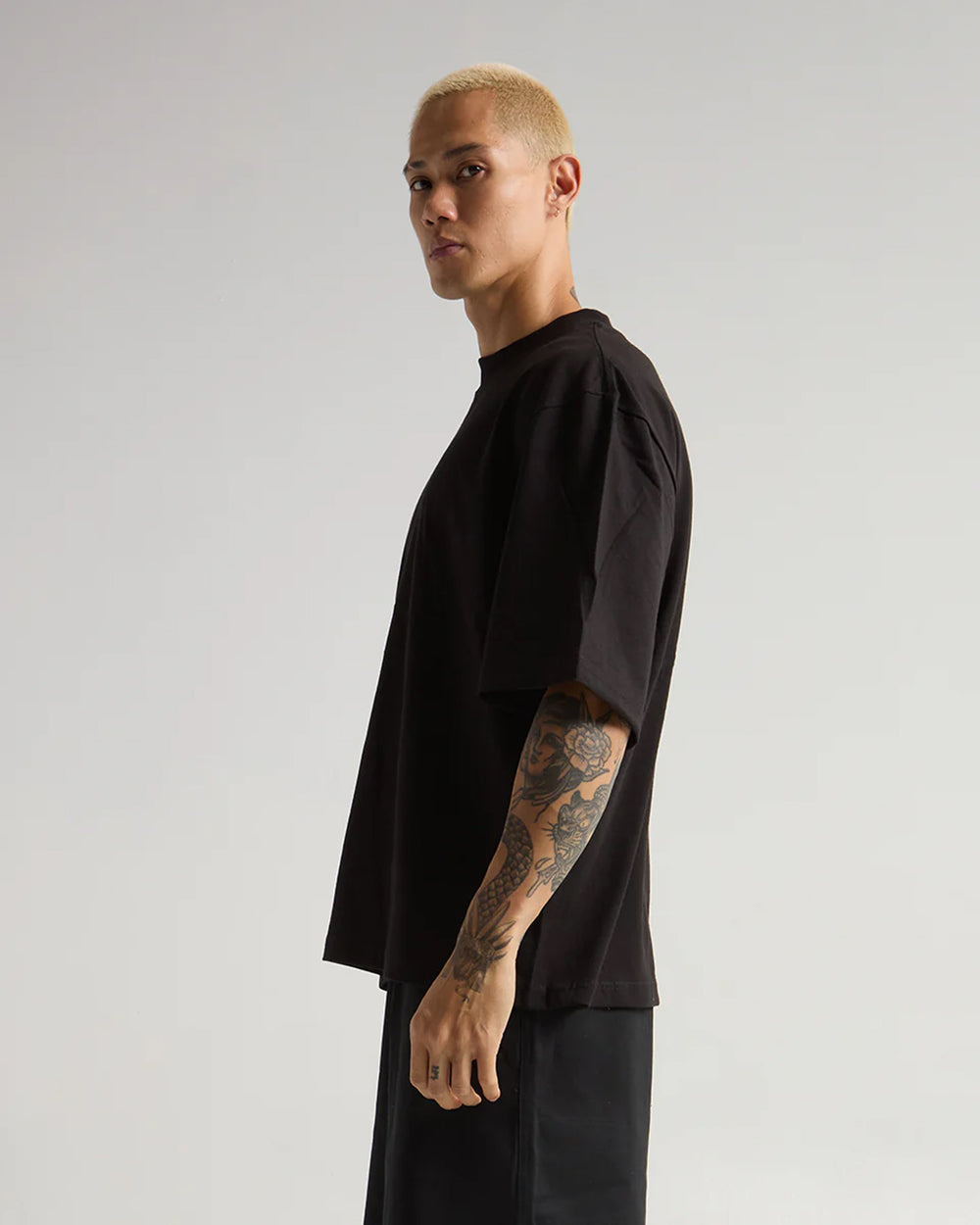 Oversized Teez – Black, view 3