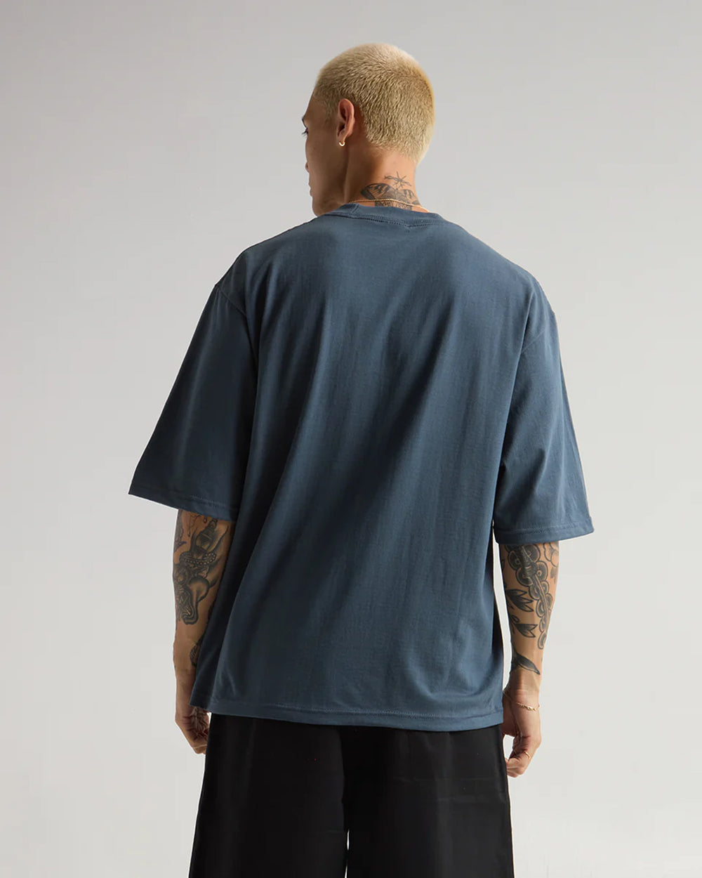 Oversized Teez – Slate Blue, view 3