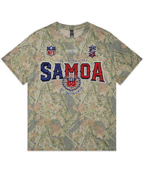 SAMOA Heavy Faded Camo Tee