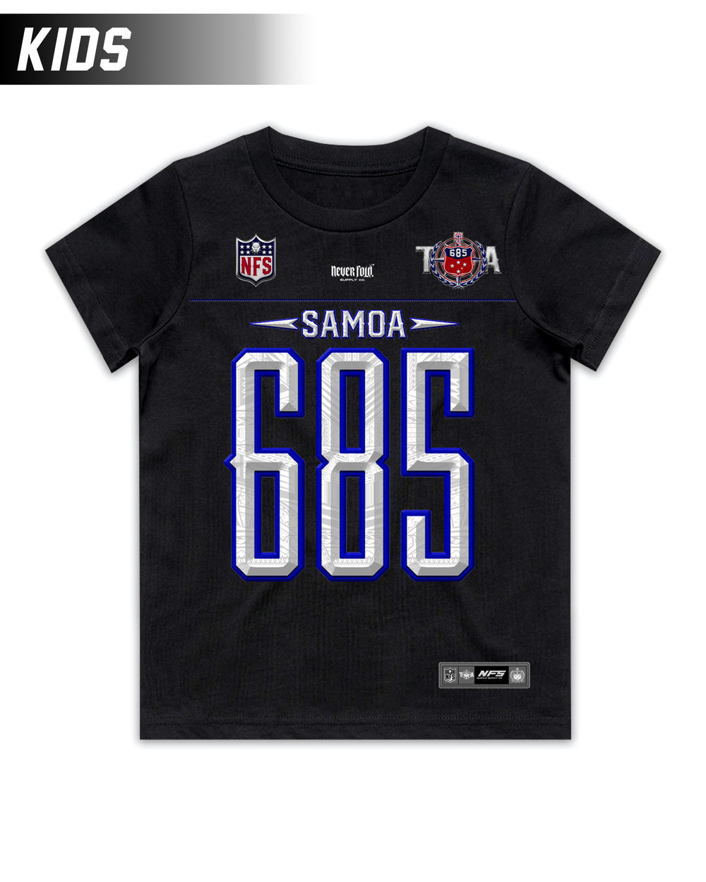 Samoa 685 Grid Iron Tshirt, view 6