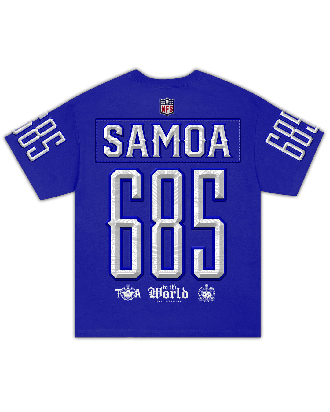 685 Samoa Rapper Samoa 685 Grid Iron Tshirt โ customteezstore