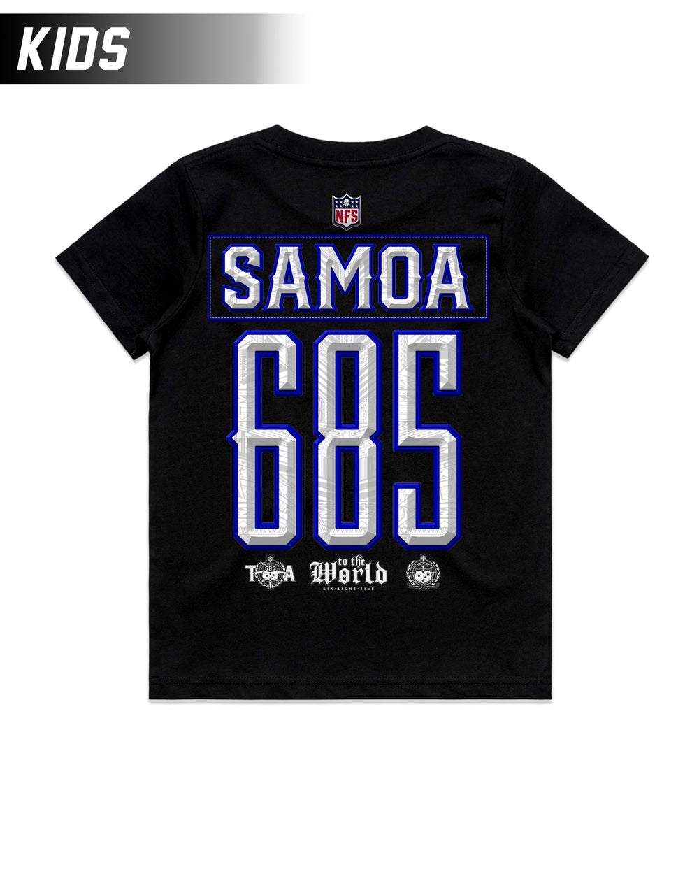 Samoa 685 Grid Iron Tshirt, view 5