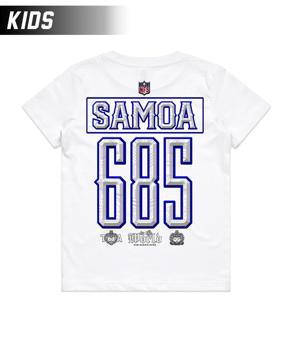 Samoa 685 Grid Iron Tshirt, view 4