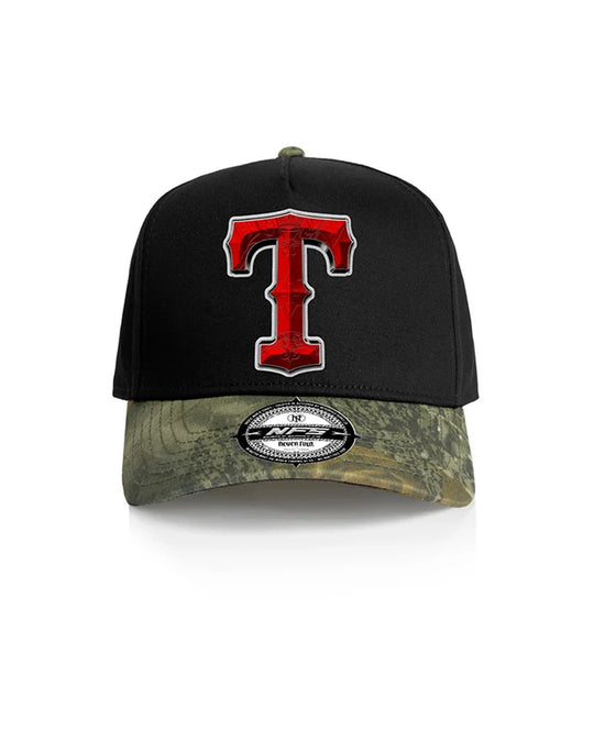 T-Gang Black/Tree Camo Cap