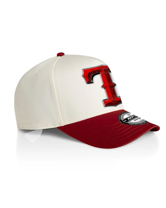 T-Gang White/Red Cap