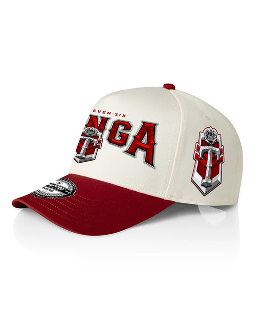Tonga Arch White/Red Cap