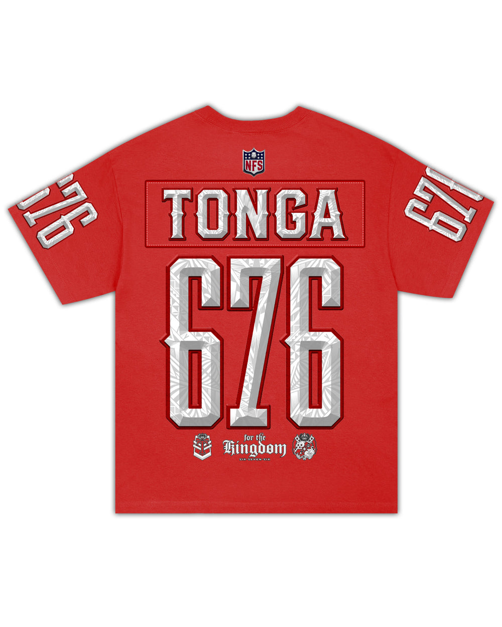 Tonga 676 Grid Iron Tshirt