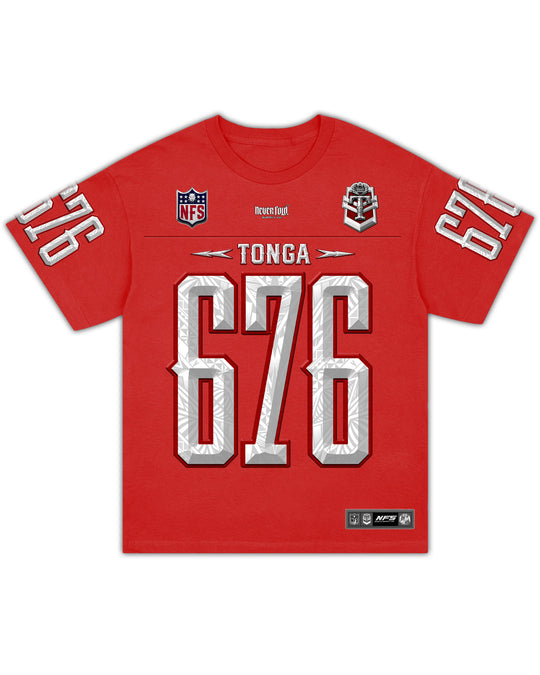 Tonga 676 Grid Iron Tshirt