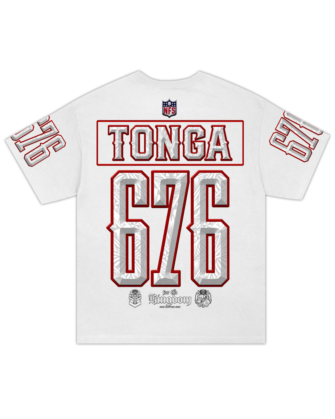 Tonga 676 Grid Iron Tshirt